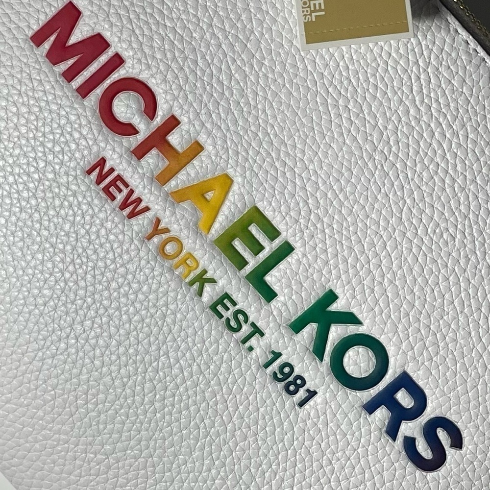 Michael Kors Pride 🌈 XXL leather zip clutch wristlet - Picture 5 of 8